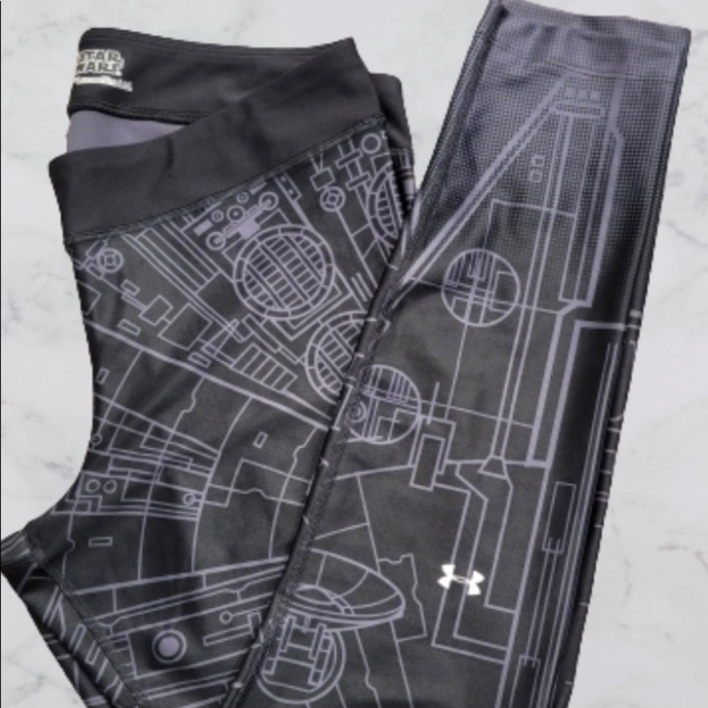 Under Armor Star Wars Death Star yoga pants